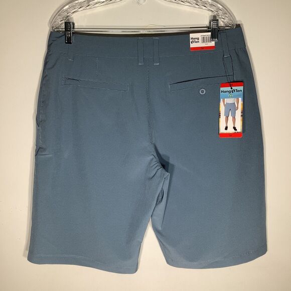 Hang Ten Mens Lightweight Stretch Shorts Blue Size 34‎ (Actual 35) NWT - Picture 3 of 14
